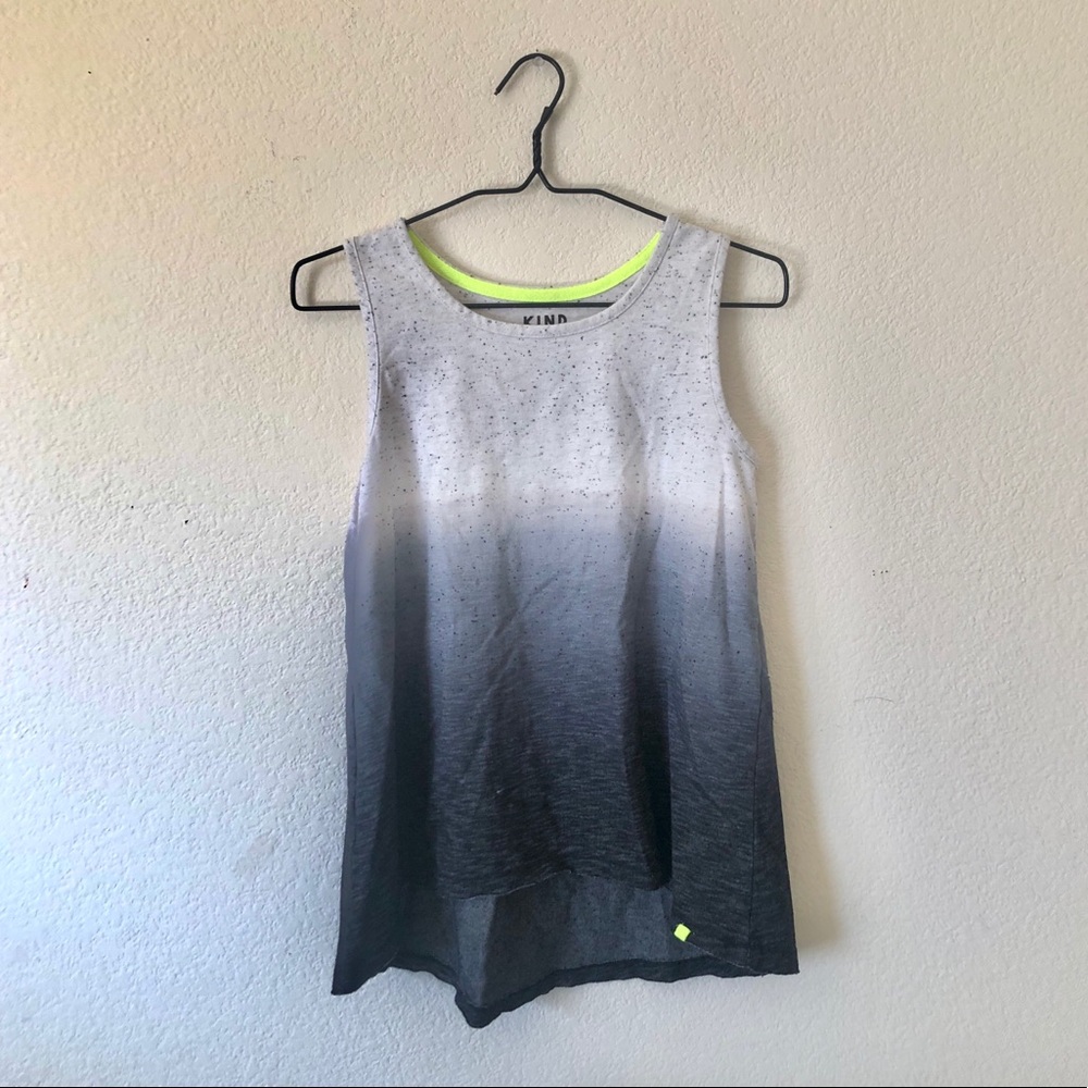Light Black Ombre Tank Top